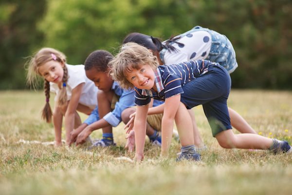 three-legged race for kids game