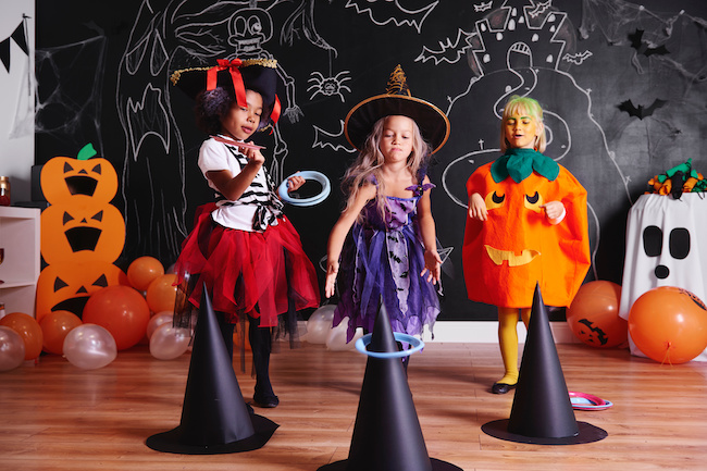 Witch's Hat Ring Toss Halloween game