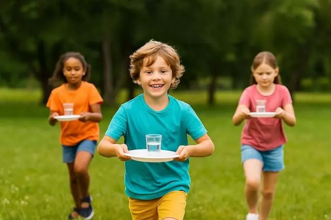 Wacky Waiter Game – Fun Water Relay for Kids